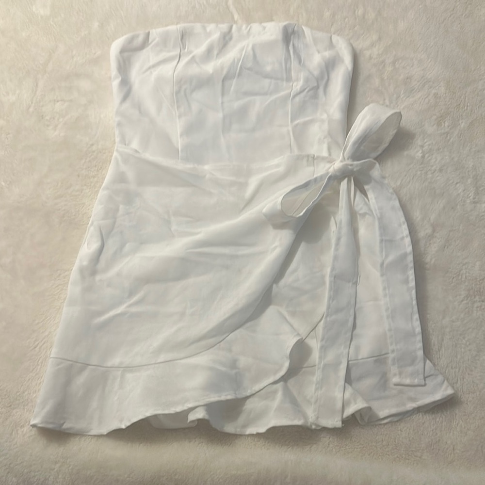 Princess Polly White Book of Love Mini Dress